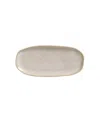Porto Brasil Medium Shallow 9" Oval Platters, Set Of 4 In Latte