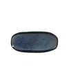 Porto Brasil Medium Shallow 9" Oval Platters, Set Of 4 In Denim