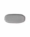 Porto Brasil Medium Shallow 9" Oval Platters, Set Of 4 In Gray