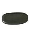 Porto Brasil Medium Shallow 9" Oval Platters, Set Of 4 In Green