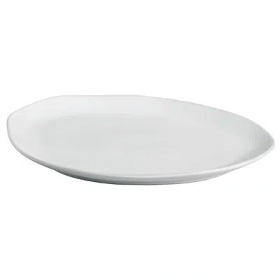 Porto Brasil Oval Dinner Plate Stoneware 12.2" New White