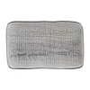 Porto Brasil Rectangular Platter Juta Medium Set Of 4 In Gray