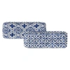 Porto Brasil Rectangular Platter Small Set Of 4 In Blue