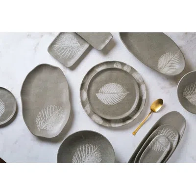 Porto Brasil Seiva 20 Piece Stoneware Dinnerware Set - Service For 4 In Gray