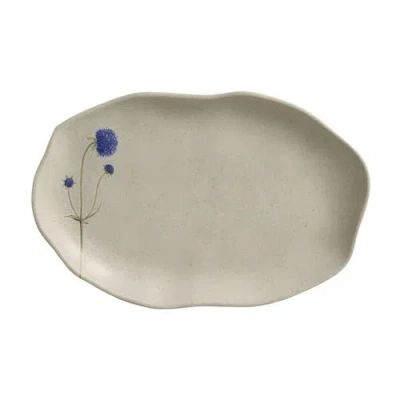 Porto Brasil Shallow Bio Oval Platter Medium Set Of 4 In Green