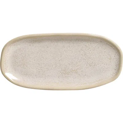 Porto Brasil Shallow Organic Oval Platter Mini Set Of 4 In Brown