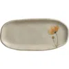 Porto Brasil Shallow Organic Oval Platter Mini Set Of 4 In Green