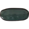 Porto Brasil Shallow Organic Oval Platter Small Set Of 4 In Green