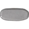 Porto Brasil Shallow Organic Oval Platter Small Set Of 4 In Gray