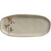 Porto Brasil Shallow Organic Oval Platter Small Set Of 4 In Neutral