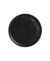 Porto Brasil Stoneware Bread Plates, Set Of 6 In Matte Black
