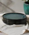 Porto Brasil Stoneware Buffer Dinner Plates, Set Of 6 In Breeze