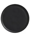 Porto Brasil Stoneware Buffer Dinner Plates, Set Of 6 In Matte Black
