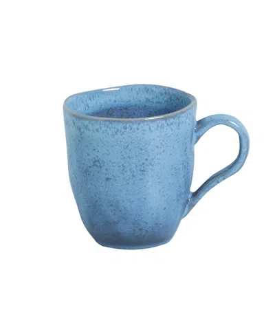 Porto Brasil Stoneware Coffee Mugs, Set Of 4 In Breeze