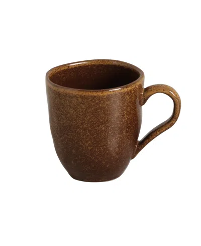 Porto Brasil Stoneware Coffee Mugs, Set Of 4 In Dijon