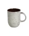 Porto Brasil Stoneware Coup Mugs, Set Of 4 In White