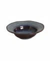 Porto Brasil Stoneware Deep Rim Dessert Plates, Set Of 4 In White