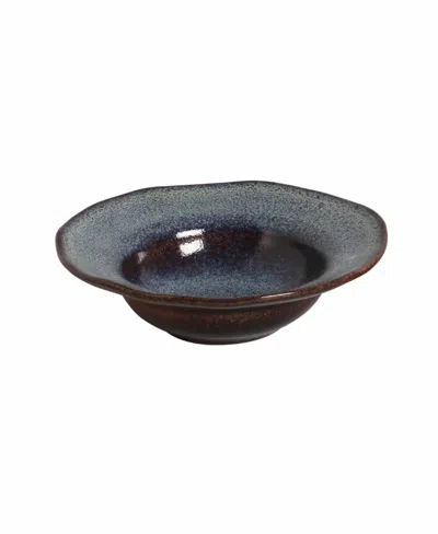 Porto Brasil Stoneware Deep Rim Dessert Plates, Set Of 4 In White