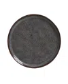 Porto Brasil Stoneware Dessert Plates, Set Of 6 In Brown