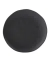 Porto Brasil Stoneware Dinner Plates, Set Of 6 In Matte Black