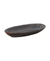 Porto Brasil Stoneware Large Deep Oval Platters, Set Of 4 In Blue