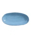 Porto Brasil Stoneware Large Deep Oval Platters, Set Of 4 In Breeze
