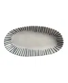 Porto Brasil Elemento Stoneware Large Deep Oval Platters, Set Of 4 In Elemento