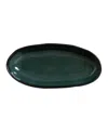 Porto Brasil Stoneware Large Deep Oval Platters, Set Of 4 In Oceano