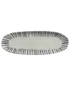 Porto Brasil Elemento Stoneware Large Shallow Oval Platters, Set Of 4 In Elemento
