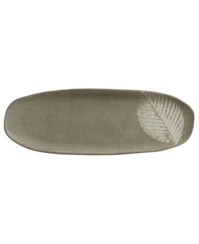 Porto Brasil Seiva Stoneware Large Shallow Oval Platters, Set Of 4