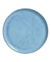 Porto Brasil Stoneware Linhas Dessert Plates, Set Of 6 In Breeze