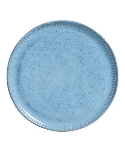Porto Brasil Stoneware Linhas Dessert Plates, Set Of 6 In Breeze