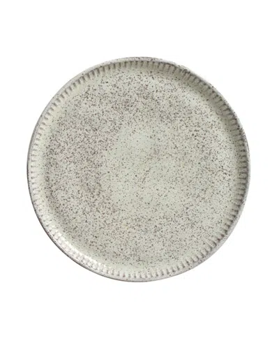Porto Brasil Stoneware Linhas Dessert Plates, Set Of 6 In Gray