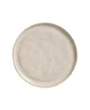 Porto Brasil Stoneware Linhas Dessert Plates, Set Of 6 In Latte
