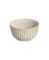 Porto Brasil Stoneware Linhas Ramekins, Set Of 6 In Latte