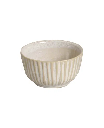 Porto Brasil Stoneware Linhas Ramekins, Set Of 6 In Latte