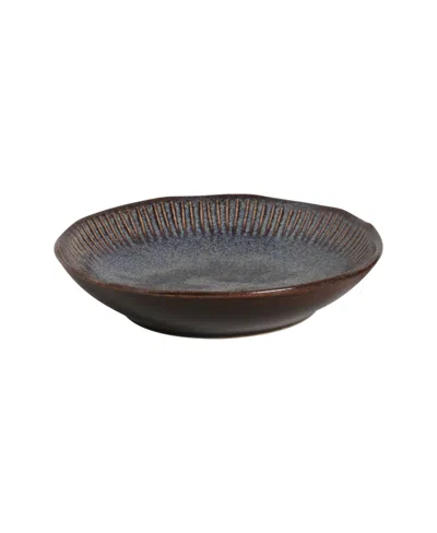 Porto Brasil Stoneware Linhas Salad Bowls, Set Of 6 In Gray