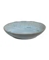 Porto Brasil Stoneware Linhas Salad Bowls, Set Of 6 In Breeze