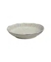 Porto Brasil Stoneware Linhas Salad Bowls, Set Of 6 In Gray