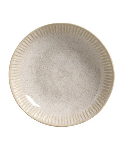 Porto Brasil Stoneware Linhas Salad Bowls, Set Of 6 In Latte