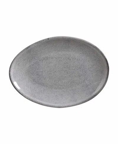 PORTO BRASIL STONEWARE OVAL DESSERT PLATES, SET OF 6