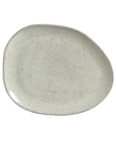 Porto Brasil Stoneware Oval Dinner Plates, Set Of 6 In Neutral