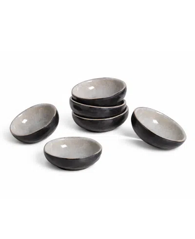 Porto Brasil Stoneware Ramekins, Set Of 6 In Brown
