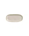 Porto Brasil Stoneware Shallow Oval Platters, Set Of 4 In Latte