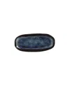Porto Brasil Stoneware Shallow Oval Platters, Set Of 4 In Denim