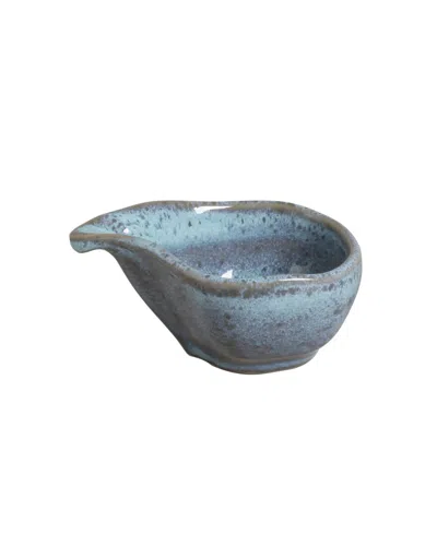 Porto Brasil Stoneware Teardrops, Set Of 6 In Breeze