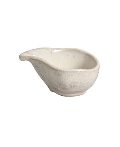 Porto Brasil Stoneware Teardrops, Set Of 6 In Latte