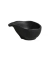 Porto Brasil Stoneware Teardrops, Set Of 6 In Matte Black