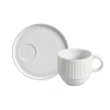 Porto Brasil Tea Cup Set Of 6 In White