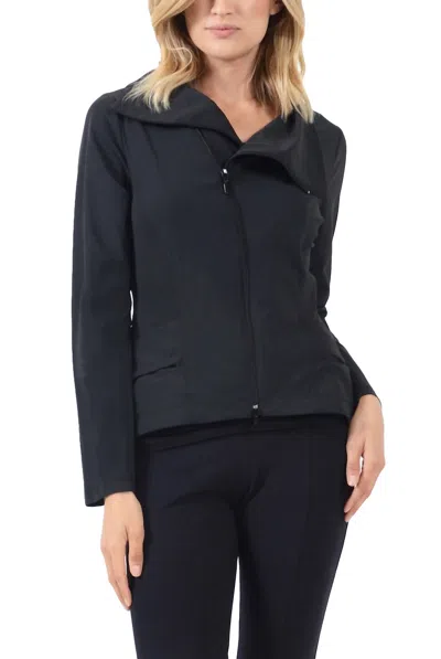 Porto Cyrano Jacket In Coal In Black